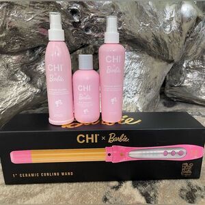 CHI X Barbie Dreamhouse 1” Ceramic Curling Wand colección